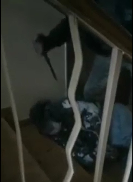 Russian Gets Stabbed By Ukrainian Soldier