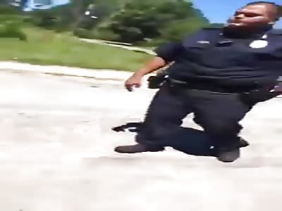 White guy ran over begging for help.