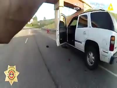 Man attacks cop with rifle