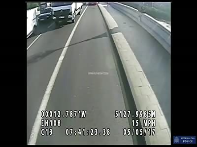 Jogger Pushes A Woman In Front Of A Bus