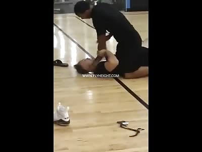 Dude Goes Nuts Throwing Hands And Elbows UFC Style