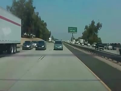 Crazy Hit And Run In Los Angeles - ÑŒnother angle