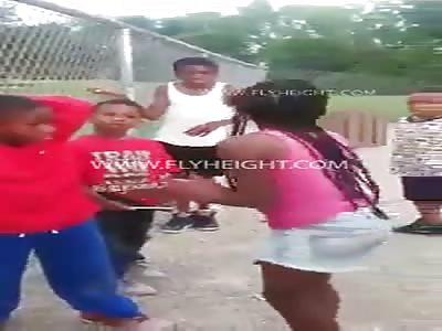 Young Boy Gets Beat & Bullied Badly By A Little Pissy Girl