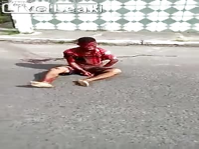 Man was stabbed in the street