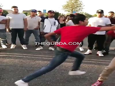 Dude puts his hair up...