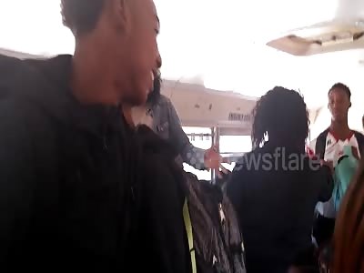 Ghetto Fight On Ghetto School Bus