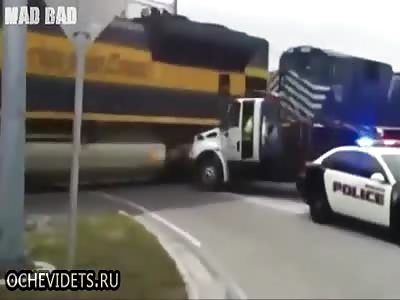 Idiots against the train
