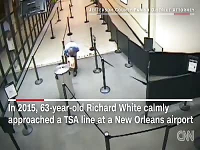 guard shot machete man