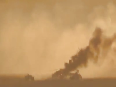 Russian helicopter shot down by a missile ISIS