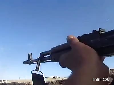 Soldier of the isis records his own death and an execution