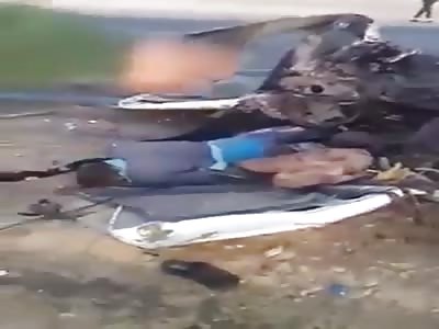 Horrible accident with several victims