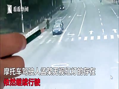 Horrible accident  with moto biker 