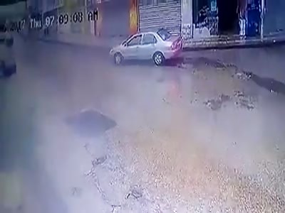 Man intentionally hits two people