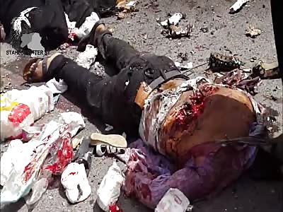 Horrible catastrophic air raid on sadr city