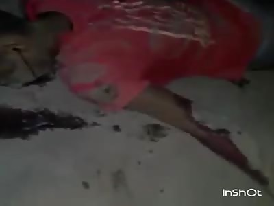 Two young people are shot and dies slowly is an agony