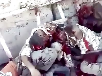 The city of tikrit attacked by Islamic state a destruction Total scenery of terror