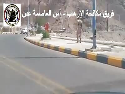 Terrorist surprised by anti terror in aden