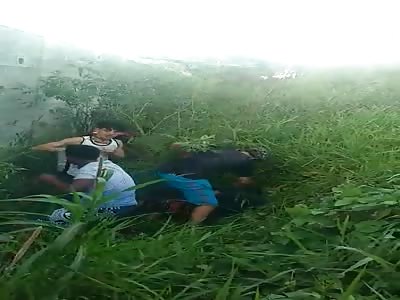 Police put drug users to fight each other