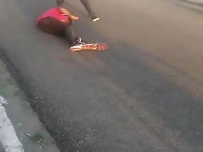 Boy takes a kick in the face and goes into convulsion