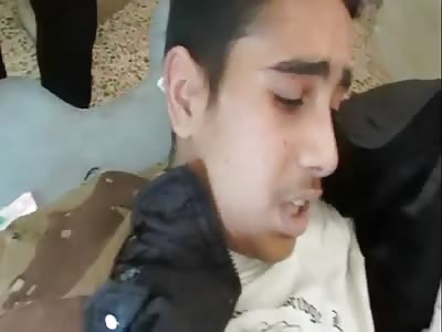 Soldier loses his leg in battle