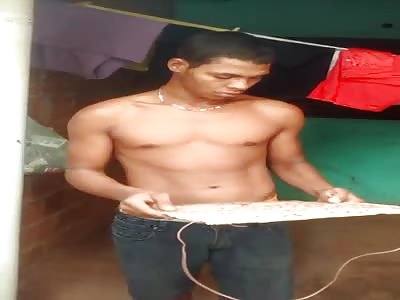 brutally beating for stealing in favela 