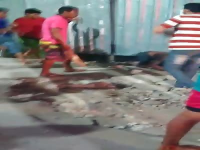  burglar being brutally beaten