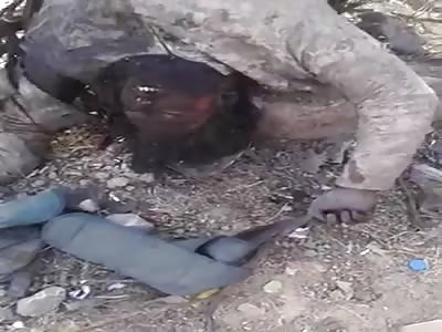 Roasted daesh bodies