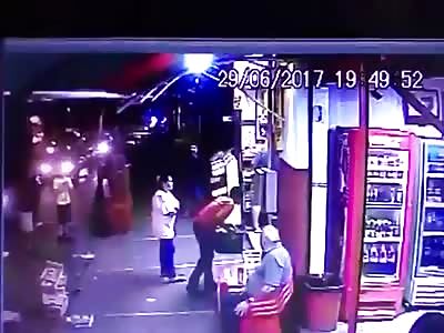 Woman and shot while trying to prevent assault