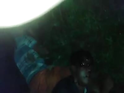 BRUTAL gang member being executed with shots on the face