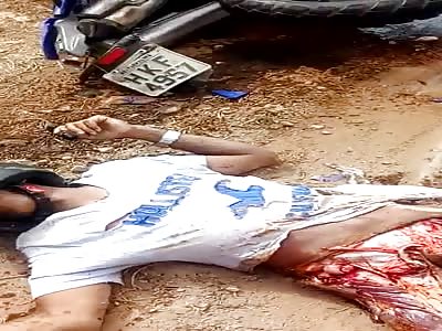 horrific accident with biker