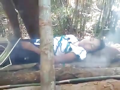 Body cremation narrated in shit voice 