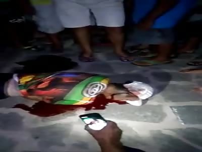 Agonizing with several shot 