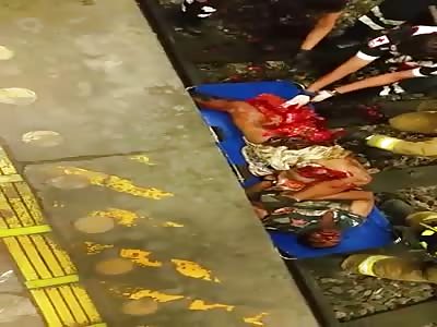 (Better quality) accident in line train