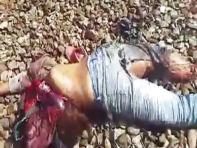 Accident  in line train