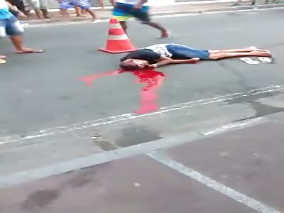 two murdered in  brasil, man with face destoryed 