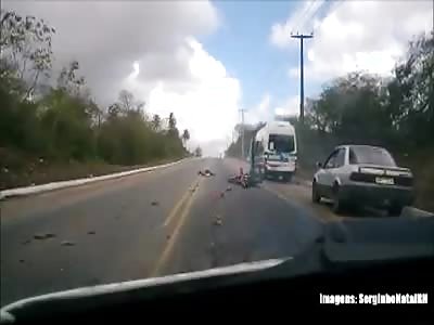  shocking accident with biker 