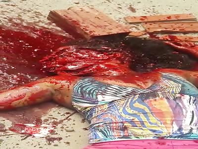 HORRIFIC woman brutally murdered