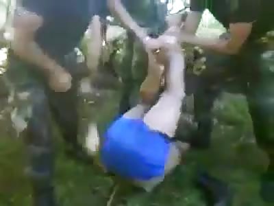 soldiers beaten civil man