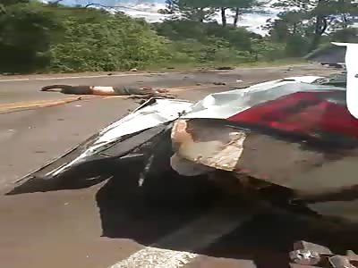 horrific accident with friends 