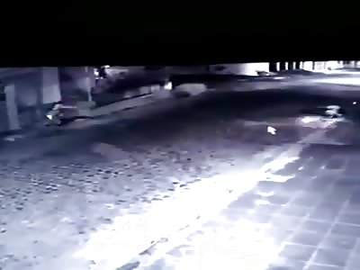 police officer was struck in a robbery