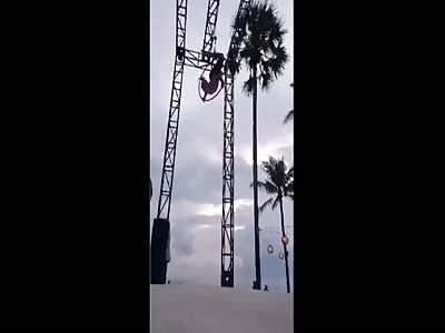 accident with acrobat