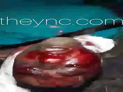 New Gang Beheading Execution by machete ...Graphic video