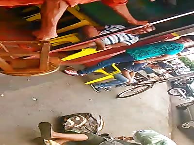 woman beaten by old man 