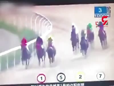 horrific accident with jokey 