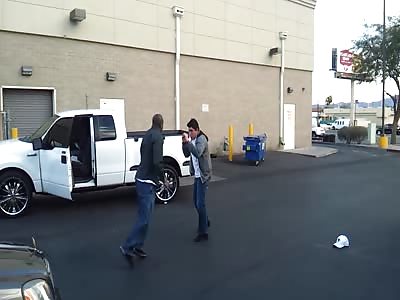 Las Vegas street fight