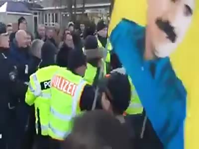Kurds VS Turks brawl in LÃ¼beck Germany