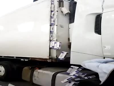 Truck driver smuggling cigarettes 2