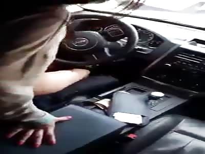 Sex in the car during the ride