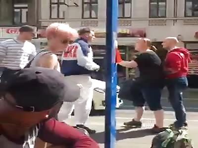 Just because he is wearing thor steinar clothes