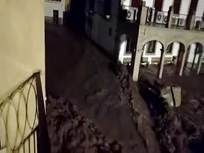 Fierce images from the east of Mallorca